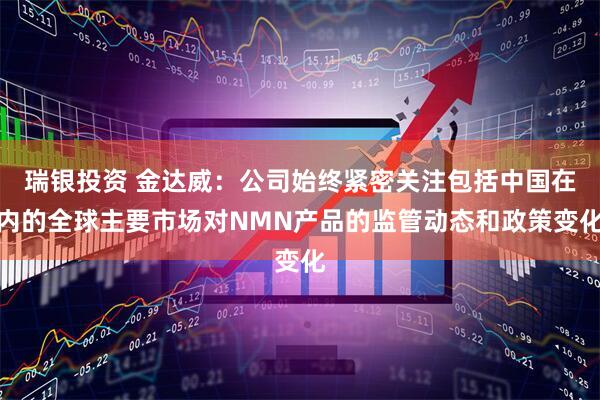 瑞银投资 金达威：公司始终紧密关注包括中国在内的全球主要市场对NMN产品的监管动态和政策变化